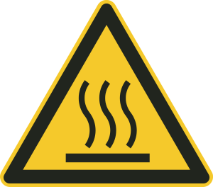 Warnzeichen Aufkleber DIN ISO 7010